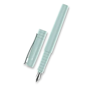 Faber-Castell Füllfederhalter Poly Pen M, Karibikblau